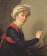VIGEE-LEBRUN, Elisabeth Self Portrait (san 05) France oil painting artist